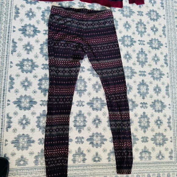 Tilly’s two piece fair isle bohemian fall lounge set - Picture 5 of 8